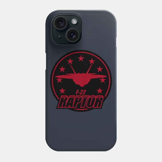 F-22 Raptor Patch Phone Case by TCP