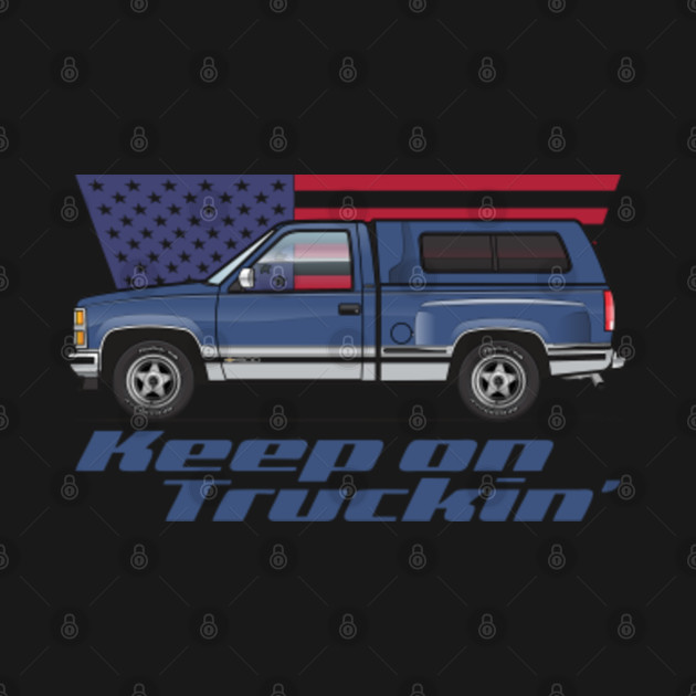 Disover Keep On Truckin'-Catalina Blue - Obs Stepside - T-Shirt