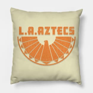 LA Aztecs Distressed and Shadow Pillow