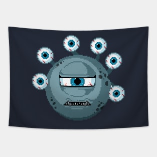 Beholder pixel art Tapestry