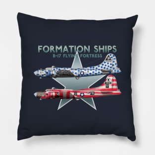 Formation Ships B-17 Flying Fortress Pillow