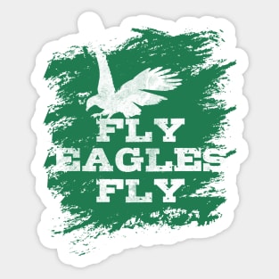 JJDezigns Fly Eagles Fly T-Shirt Sticker