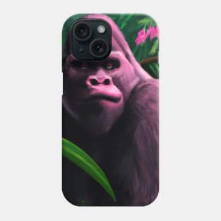 Pink Gorilla Phone Case