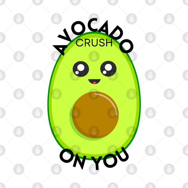 Avocado Cute Food Sticker by Blue Moon Barn