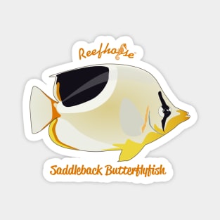 Saddleback Butterflyfish Magnet
