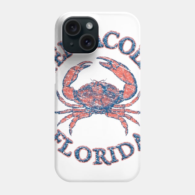 Pensacola, Florida, Stone Crab on Wind Rose (Two-Sided) Phone Case by jcombs