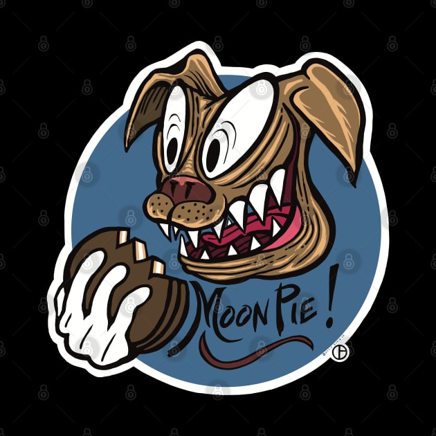 Moonpie Dog by Art from the Blue Room