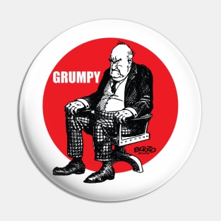 Grumpy 1 On Red Pin