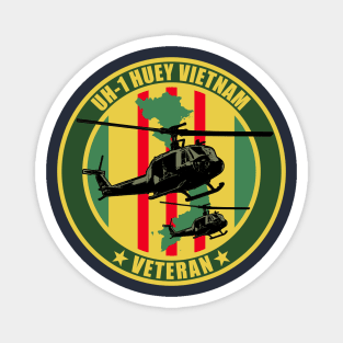 UH-1 Huey Vietnam Veteran Magnet