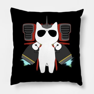 Jetpack Cat Pillow