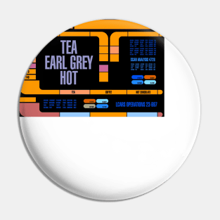 Captains Drink Tea! Pin