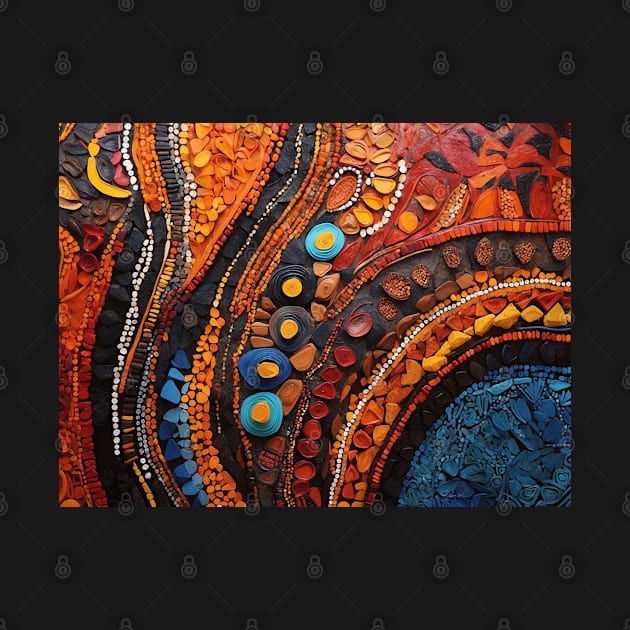 Australian aboriginal art by Fashion kingDom