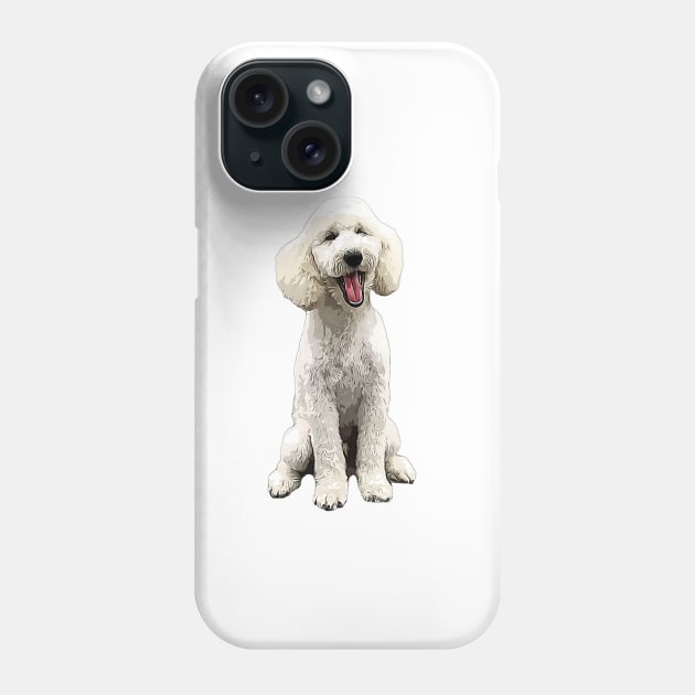 Poodle White Beauty Phone Case by ElegantCat