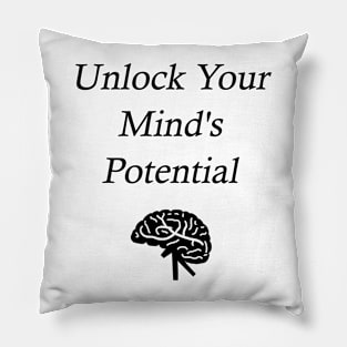 Unlock Your Mind's Potential Pillow