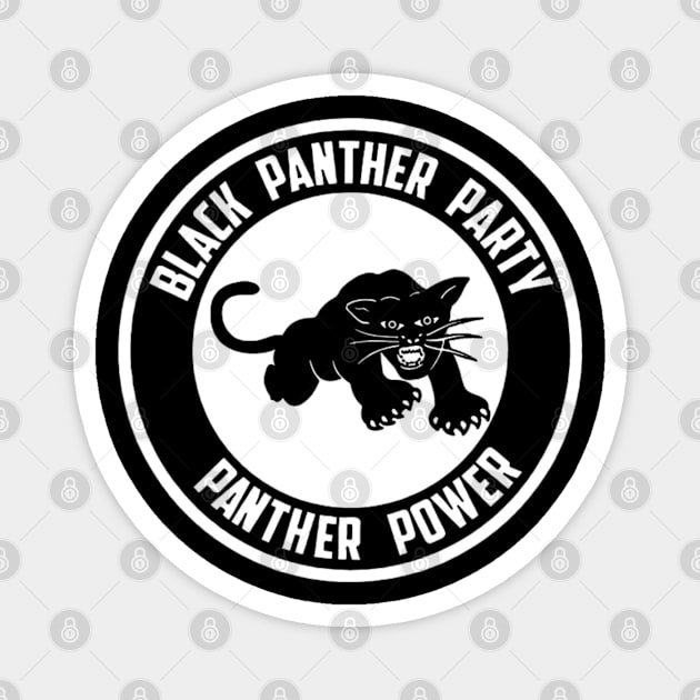 Black Panther Party - Panther Power Magnet by UrbanLifeApparel