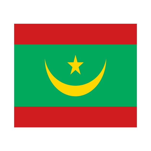 Mauritania by flag for all