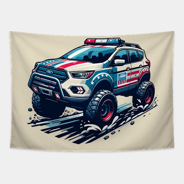 Ford Escape Tapestry by Vehicles-Art