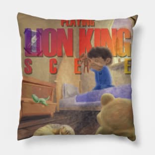 Playing Lion King Scene Pillow