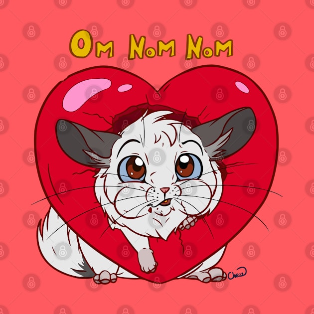 Valentine chinchilla by chezzepticon