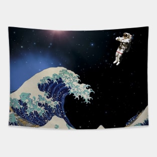 The Great Wave - Cosmonaut Tapestry