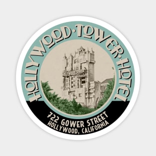 Tower of Terror Luggage Sticker Magnet