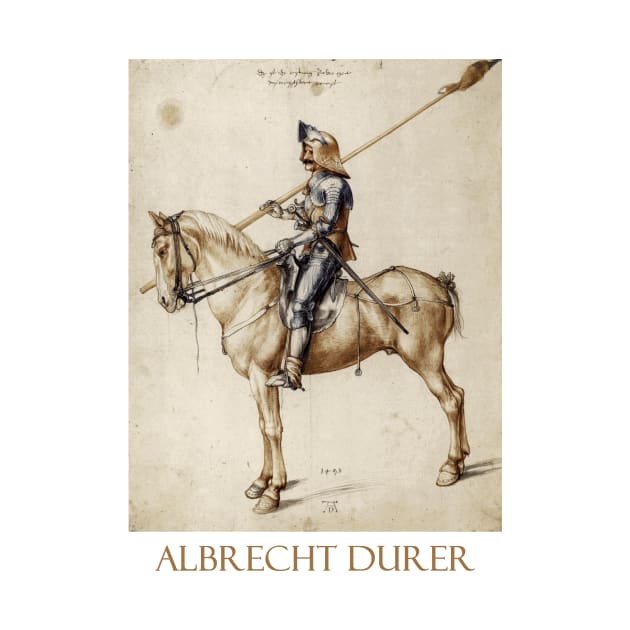 Knight on Horseback (1498) by Albrecht Durer by Naves