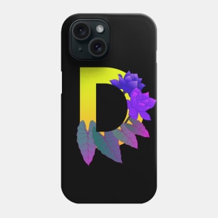 Monogram D neon Phone Case