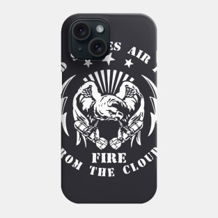 United States Air Force Fire From The Clouds Phone Case