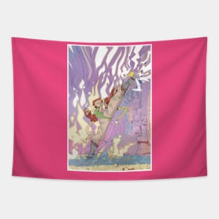 kick punch Tapestry