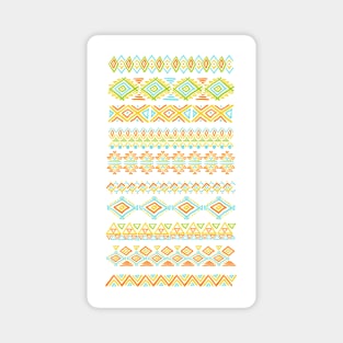 Set of geometric seamless patterns Magnet