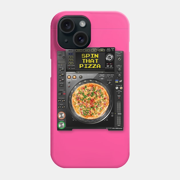 Pizza spin Phone Case by xaveloko