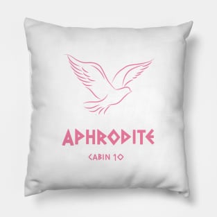 Aphrodite symbol cabin 10 Pillow