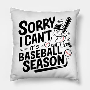 baseball player season Pillow