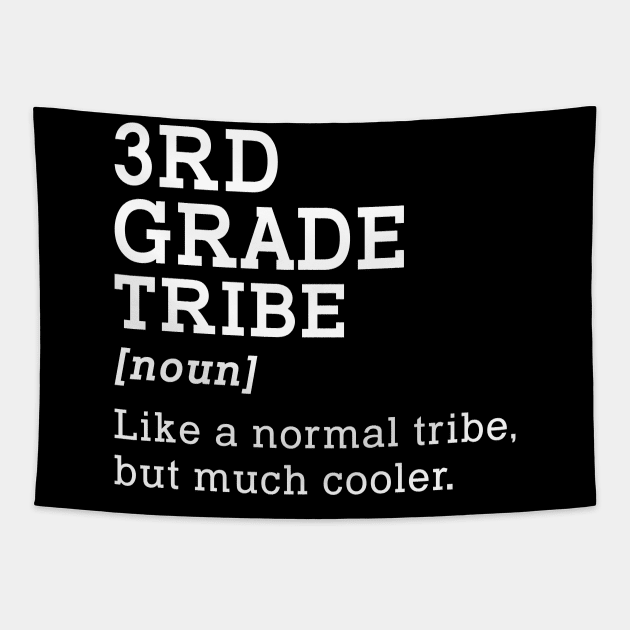 3rd Grade Tribe Back to School Gift Teacher Third Grade Team Tapestry by kateeleone97023