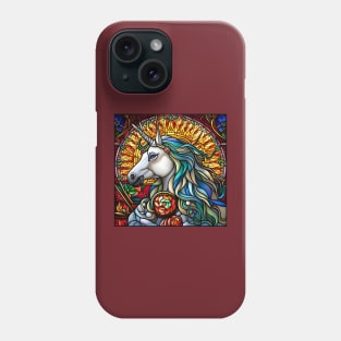 Stained Glass Unicorn Phone Case