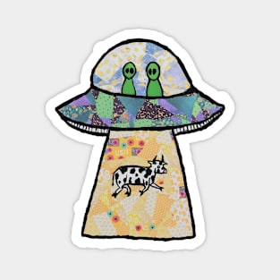 Cow UFO Magnet