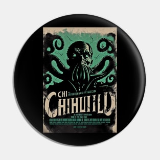 CTHULHU VINTAGE ARTHOUSE FOREIGN MOVIE POSTER 02 Pin