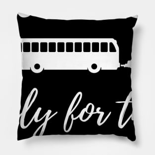 Funny bus driver saying Pillow