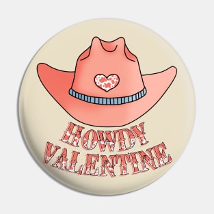 Howdy Valentine Pin