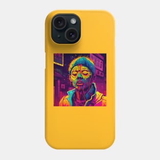 Korean Zombie in neon colours Phone Case