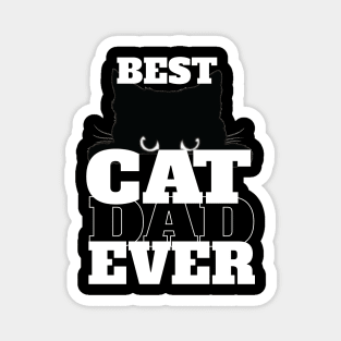 Best Cat Dad Magnet