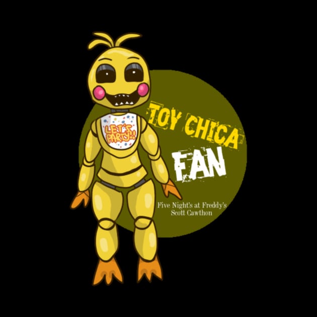 Five Night's at Freddy's Toy Chica Fan T-Shirt by Ready4Freddy