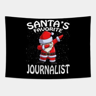 Santas Favorite Journalist Christmas Tapestry