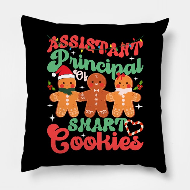 Assistant Principal Of Smart Cookies Christmas Shirt Pillow by artbooming