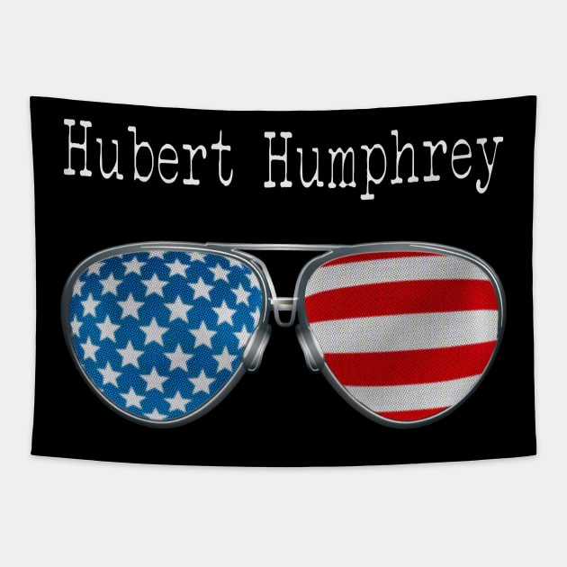 AMERICA PILOT GLASSES HUBERT HUMPHREY Tapestry by SAMELVES