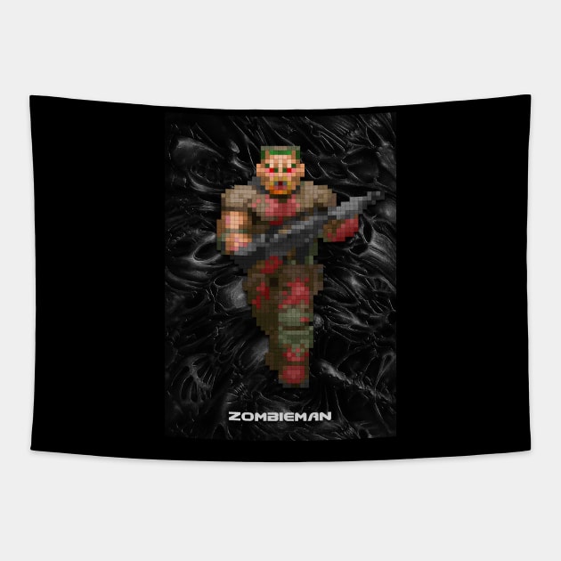 Zombieman Tapestry by Beegeedoubleyou