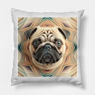 Fractal Design of A Pug Pillow