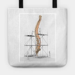 Spine with workers, spine repair (F007/9884) Tote