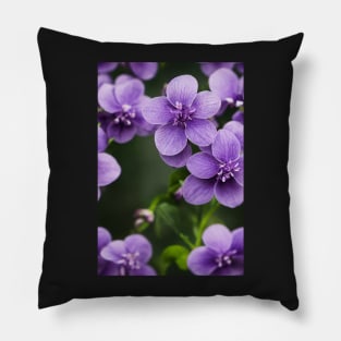Beautiful Violet Flowers, for all those who love nature #132 Pillow