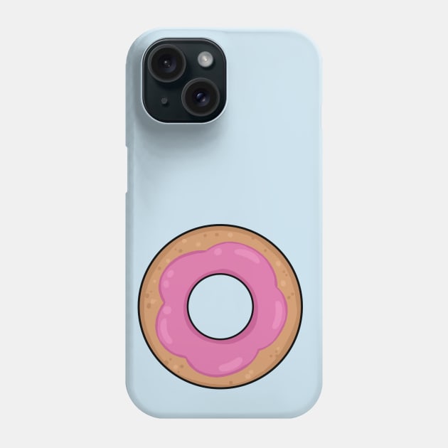 Donut (Pink) Phone Case by JenjoInk